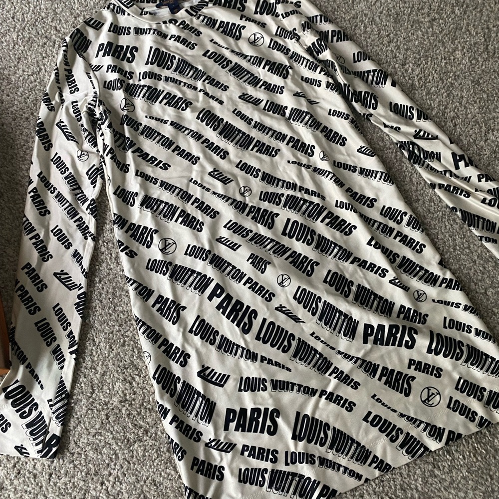 Louis Vuitton Slanted Signature Sporty Mini Dress Size Small